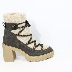 Dolce Vita Celtic Chukka Boots New sz 11 Women Lug Sole Bootie Faux Fur Chunky